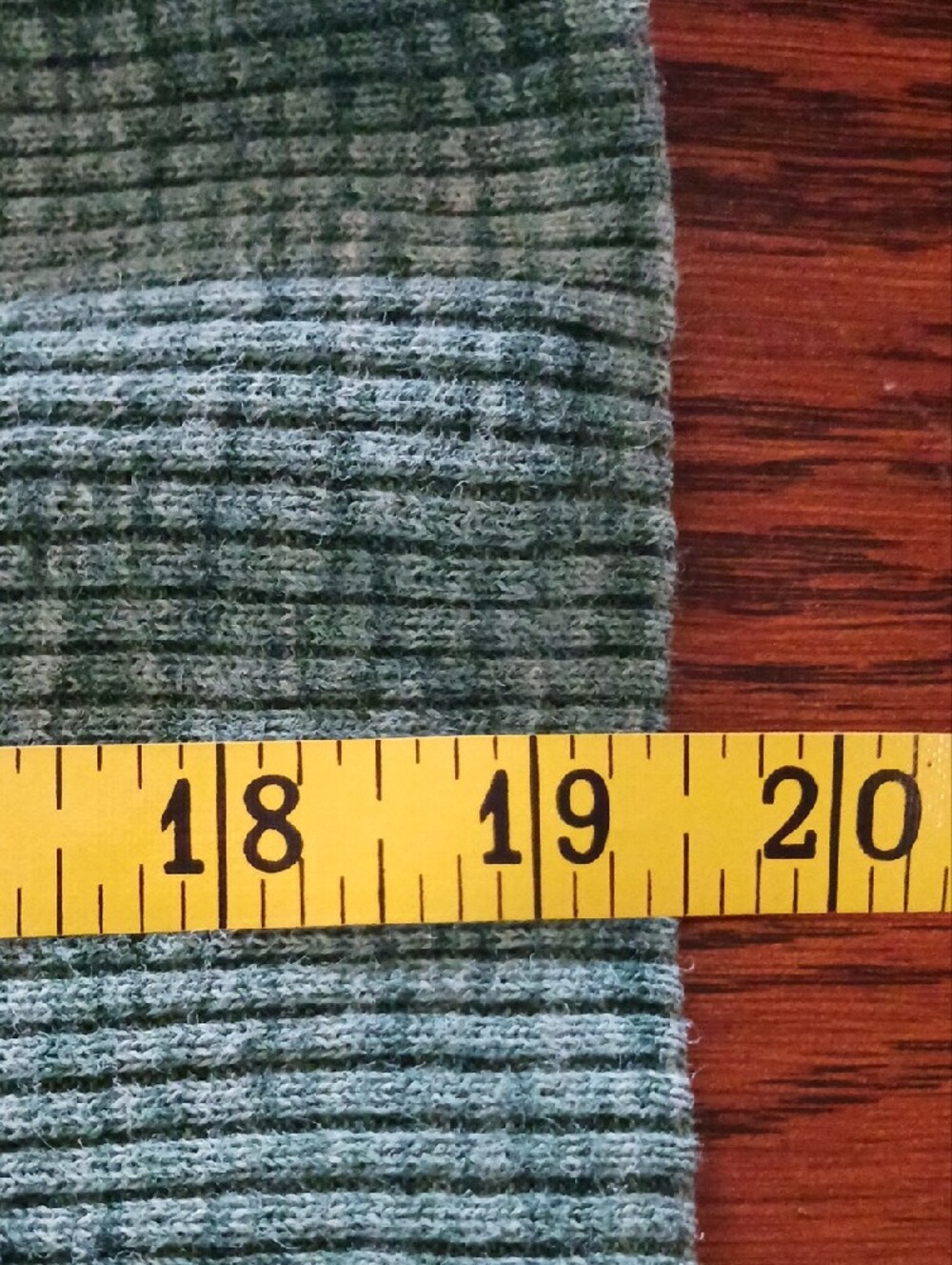 Copper Key- Green Space-dye Pattern Ribbed Turtleneck - Picture 11 of 11